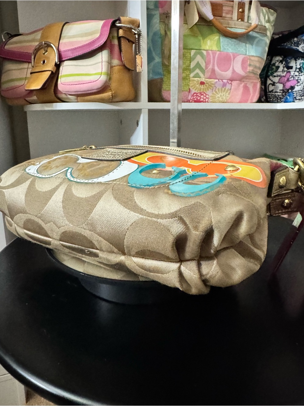 Coach Poppy ‘Pop C’ Shoulder Bag - Picture 9 of 11